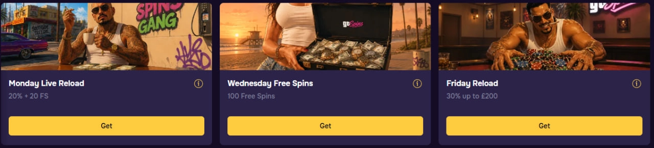 gtspins casino reload bonuses